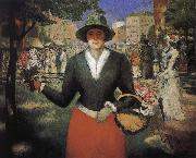 Kasimir Malevich flower girl china oil painting artist
